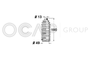 1211151 Manżeta riadenia OCAP