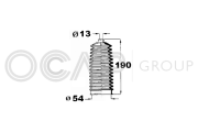 1211383 Manżeta riadenia OCAP
