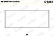 71-3904 0.50mm Ojničné lożisko GLYCO