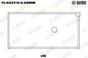 71-4237/6 0.25mm Ojničné lożisko GLYCO