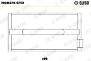 H082/5 STD Lożisko kľukového hriadeľa GLYCO