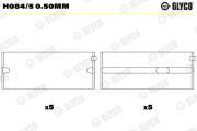 H084/5 0.50mm Lożisko kľukového hriadeľa GLYCO