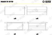 H801/5 STD Lożisko kľukového hriadeľa GLYCO