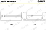 H982/5 0.50mm Lożisko kľukového hriadeľa GLYCO