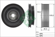 544 0161 10 Remenica kľukového hriadeľa INA