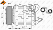32108 Kompresor klimatizácie EASY FIT NRF