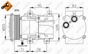 32110G Kompresor klimatizácie EASY FIT NRF