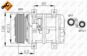 32112 Kompresor klimatizácie EASY FIT NRF