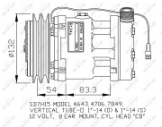 32130G Kompresor klimatizácie US market only NRF