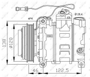 32167G Kompresor klimatizácie US market only NRF