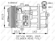 32818 Kompresor klimatizácie EASY FIT NRF