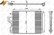 350334 Kondenzátor klimatizácie EASY FIT NRF