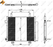 350337 Kondenzátor klimatizácie EASY FIT NRF