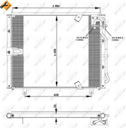 35132 Kondenzátor klimatizácie EASY FIT NRF