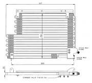 35143 Kondenzátor klimatizácie NRF