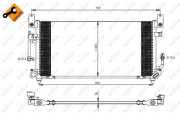 35423 Kondenzátor klimatizácie EASY FIT NRF