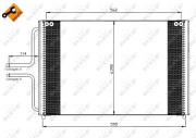 35533 Kondenzátor klimatizácie EASY FIT NRF