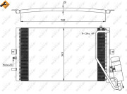 35558 Kondenzátor klimatizácie EASY FIT NRF