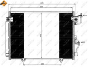 35619 Kondenzátor klimatizácie EASY FIT NRF