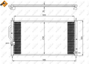 35627 Kondenzátor klimatizácie EASY FIT NRF