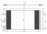 35752 Kondenzátor klimatizácie EASY FIT NRF