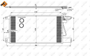 35790 Kondenzátor klimatizácie EASY FIT NRF