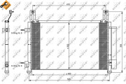 35796 Kondenzátor klimatizácie EASY FIT NRF