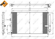 35865 Kondenzátor klimatizácie EASY FIT NRF