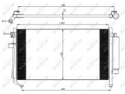 35869 Kondenzátor klimatizácie EASY FIT NRF