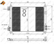 35926 Kondenzátor klimatizácie EASY FIT NRF