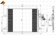 35930 Kondenzátor klimatizácie EASY FIT NRF
