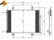 35944 Kondenzátor klimatizácie EASY FIT NRF