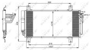 35949 Kondenzátor klimatizácie EASY FIT NRF