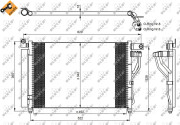 35964 Kondenzátor klimatizácie EASY FIT NRF