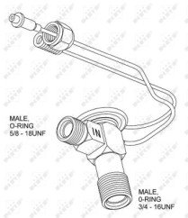 38390 Expanzný ventil klimatizácie NRF