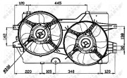 47031 Ventilátor chladenia motora NRF