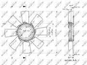 49856 Koleso ventilátora chladenia motora NRF