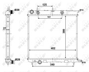 50439 Chladič motora EASY FIT NRF