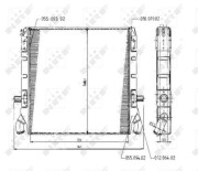 504791 Chladič motora NRF