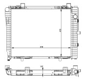 50593 Chladič motora EASY FIT NRF