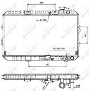 516354 Chladič motora NRF