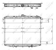 519533 Chladič motora EASY FIT NRF