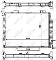 53784 Chladič motora EASY FIT NRF