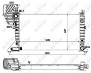 55349A Chladič motora Economy Class NRF