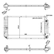 56007 Chladič motora EASY FIT NRF