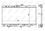 56110 Chladič motora EASY FIT NRF