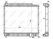 58348 Chladič motora EASY FIT NRF