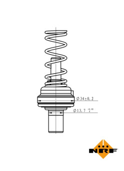 725085 Termostat chladenia EASY FIT NRF