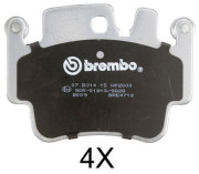37417S Sada brzdových platničiek kotúčovej brzdy BREMBO COATED DISC LINE A.B.S.