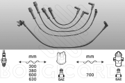 1412 Sada zapaľovacích káblov EFI - BOUGICORD EFI AUTOMOTIVE